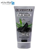 خرید ماسک صورت مناسب انواع پوست کریستال حاوی کربن فعال حجم 250 میلی لیتر